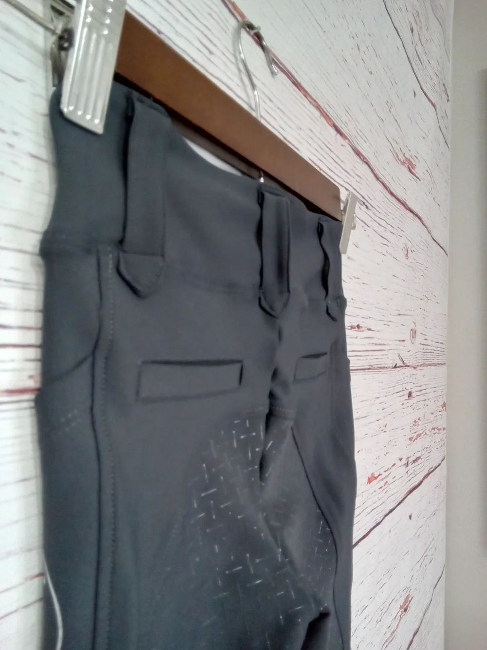 NWT Free Ride Equestrian Kids Full Seat Riding Breeches Black Size 8-9